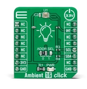 

MIKROE-4933 Ambient 16 Click BH1726NUC