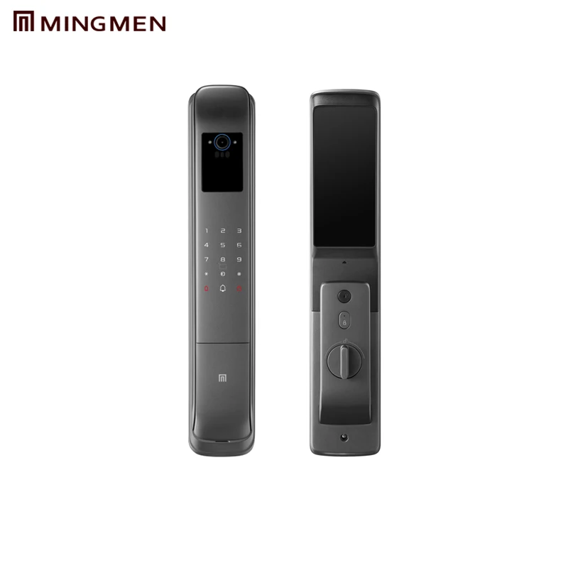 MINGMEN TUYA Smart APP Lock serratura automatica per impronte digitali Push Pull Smart Face Recognition Door Lock