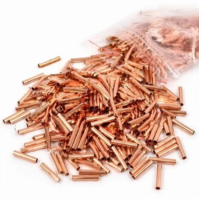 Copper Connecting Pipe Wire Joint GT Small Copper Tube Cold Pressed Wire Crimping Terminal Docking Connector Electrical Junction