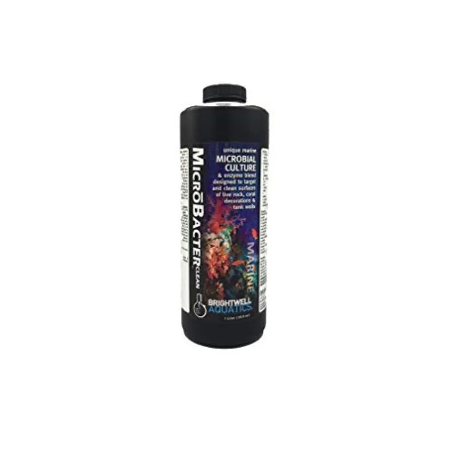 

MicroBacter Clean - Средство для очистки аквариумов с микробиологической культурой и ферментной смесью - Очищает живые каменные поверхности для среды обитания морских рыб
