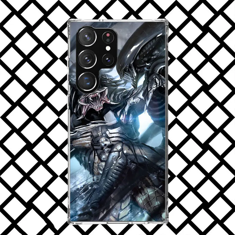 A-Alien Vs Predator Phone Case for Samsung Galaxy S26 S25 Edge S24 S23 Ultra S22 Plus S21 FE S20 + Soft Cover Print Fundas Galax - view 6