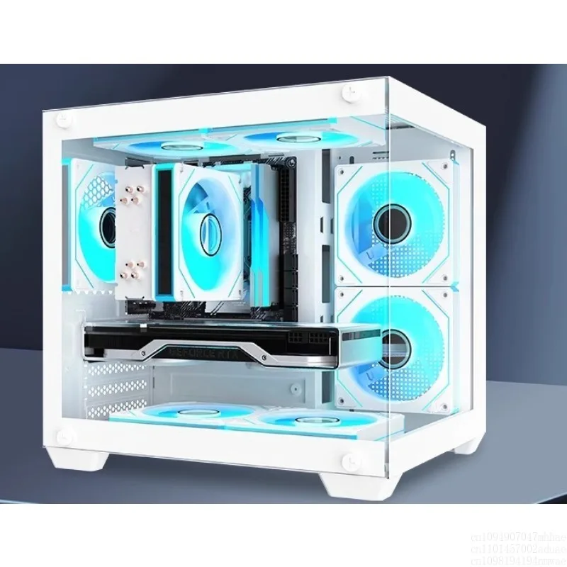 

AOC chassis CG381W white high-value computer desktop matx host case power supply small itx