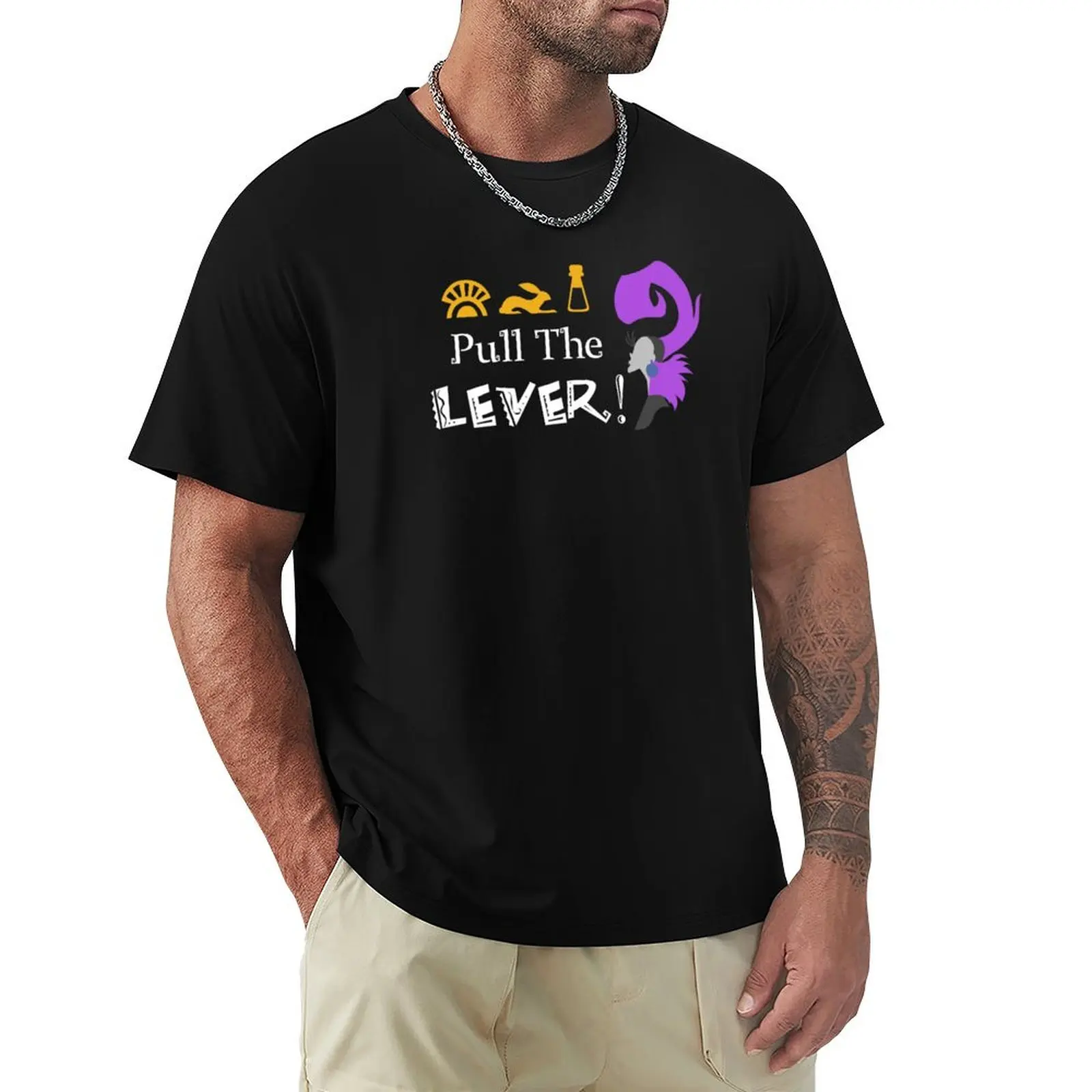Pull The Lever T-Shirt Work Wear Breathable Tee
