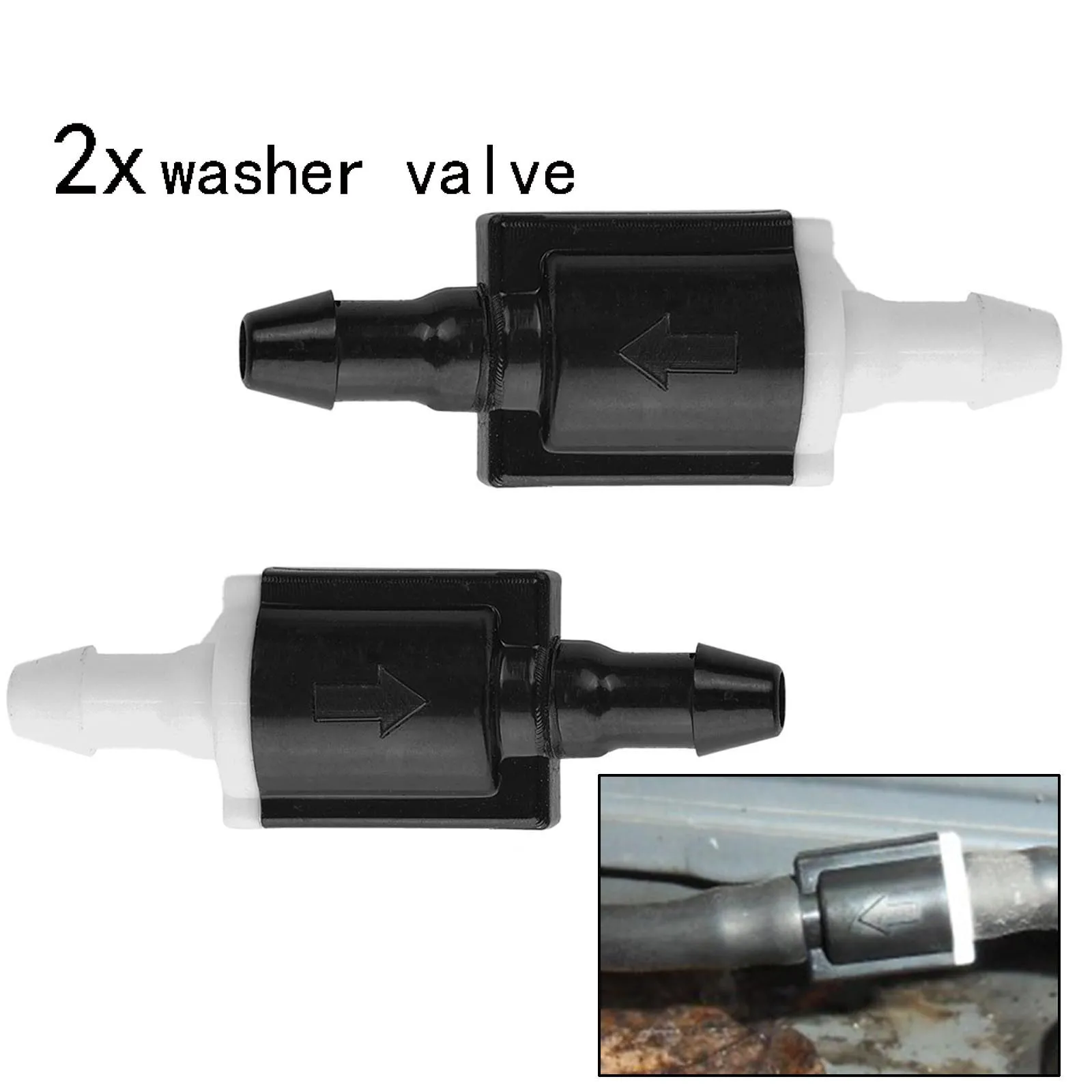 2Pcs Wiper Washer Windshield Check Valve For Toyota Highlander 2001-2007 For Lexus Is250 Is350 2006-2015 85321-26020 8532126020