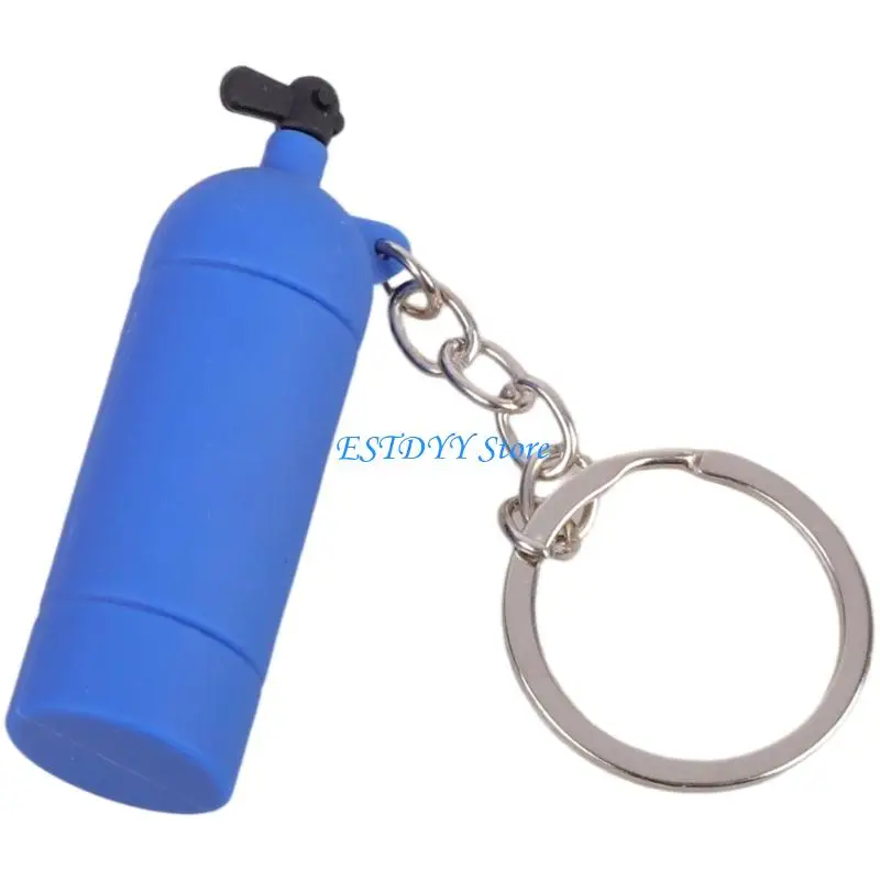 G6DE Mini Diving Keychain For Water Sports Enthusiasts silicones alloys Construction Travel Friendly Carry Solution