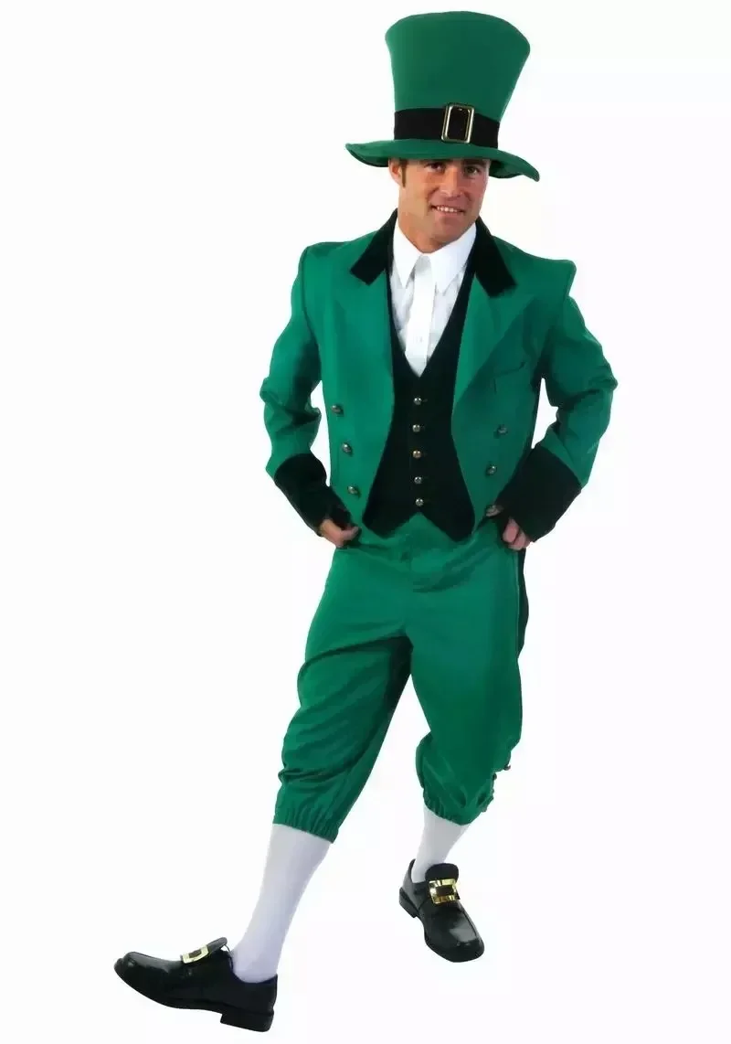

Men's Kid Irish St. Patrick's Day Costume Traditional Ireland Festival Fantasia Fancy Dress for Kids