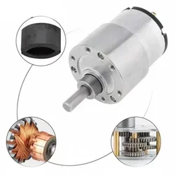 Motore elettrico con scatola ingranaggi a coppia elevata da 37 mm 12 V CC da 7 giri/min a 960 giri/min Nuovo motoriduttore