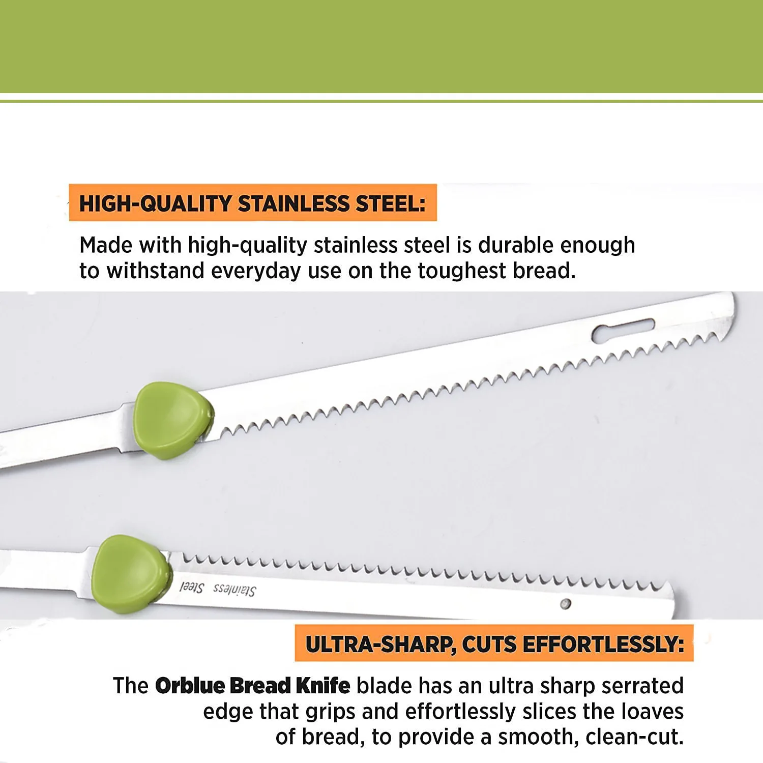 Laboratory-saving Electric Bread Knife Stainless Steel Sawtooth Knife for Baking Cutting Bread Meat Sponge Kitchen Knives