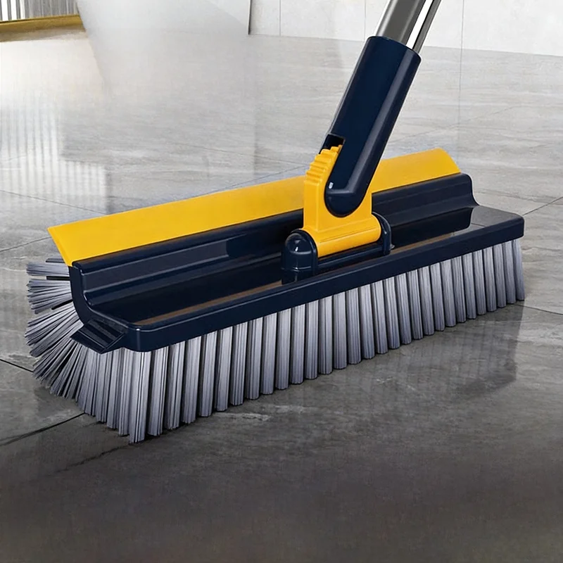 

Щетка для пола с длинной ручкой и жесткой щетиной, инструмент для чистки туалета, ванной комнаты, плитки, скребок для воды, бытовые инструменты для личной уборки