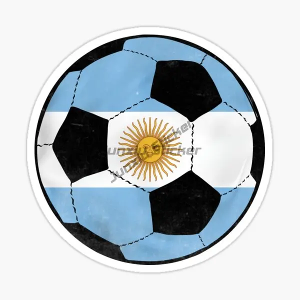 

Argentine Flag Football Code Car Sticker Laptop Motorcycle Vinyl Self-adhesive Waterproof Creative Sticker