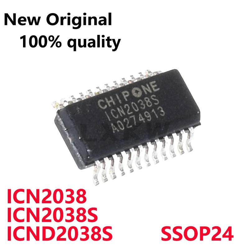 10/PCS New Original ICN2038 ICN2038S ICND2038S SSOP24 LED driver chip In Stock