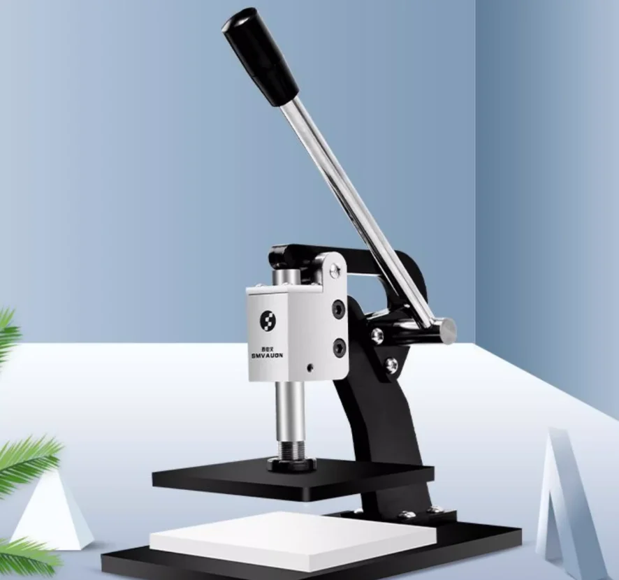 Manual Leather Mold Die Cutting Machine Hand Pressure Sampling Machine Laser Knife Mold Leatherying with Portable Leather Sheath