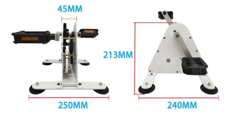 

100W Portable Pedal Generator Training Device Dual USB Output Spinning Bike AC Pedal DIY Fitness Human Power Device