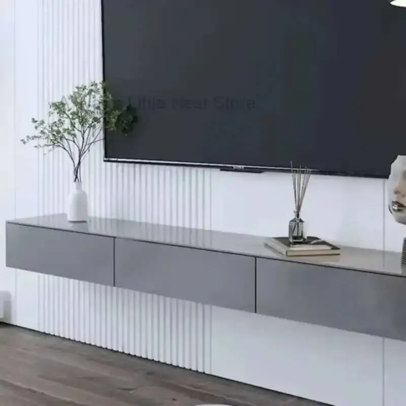 جدار مركز الجرانيت الأوروبي الدائمة حامل تلفاز التنقل Schedari طاولة تلفاز Schedari تصميم الحد الأدنى موبليس أثاث الفناء الخلفي