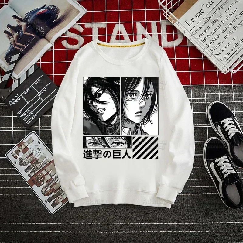 

Attack On Titan Men's Spring Autumn Liberty Shingeki No Kyojin Sweatshirts Men's Mikasa Eren Yeager Hoodies