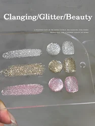 MIANEL 12ML Nail Art Glitter Crisis Jealousy Color Gel Nail Polish Flash Popular Color Gel Polish Pink Nails Summer Nails