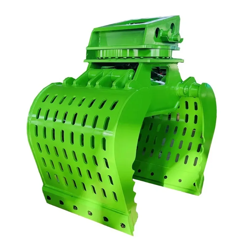 Mini Excavator Grab Bucket 2-3 Ton Compact Heavy for Workshop