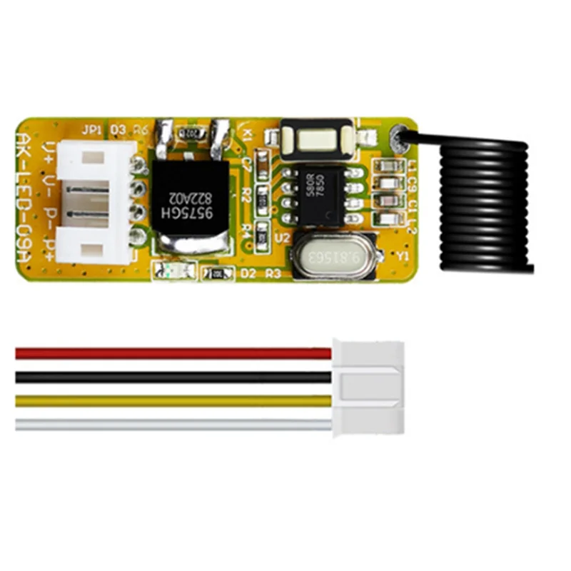 AAAEL-For DC3.7V 4.5V 9V 12V Battery Power RF Wireless Controller Module 433Mhz For Remote Control Of Light Computer Power Off