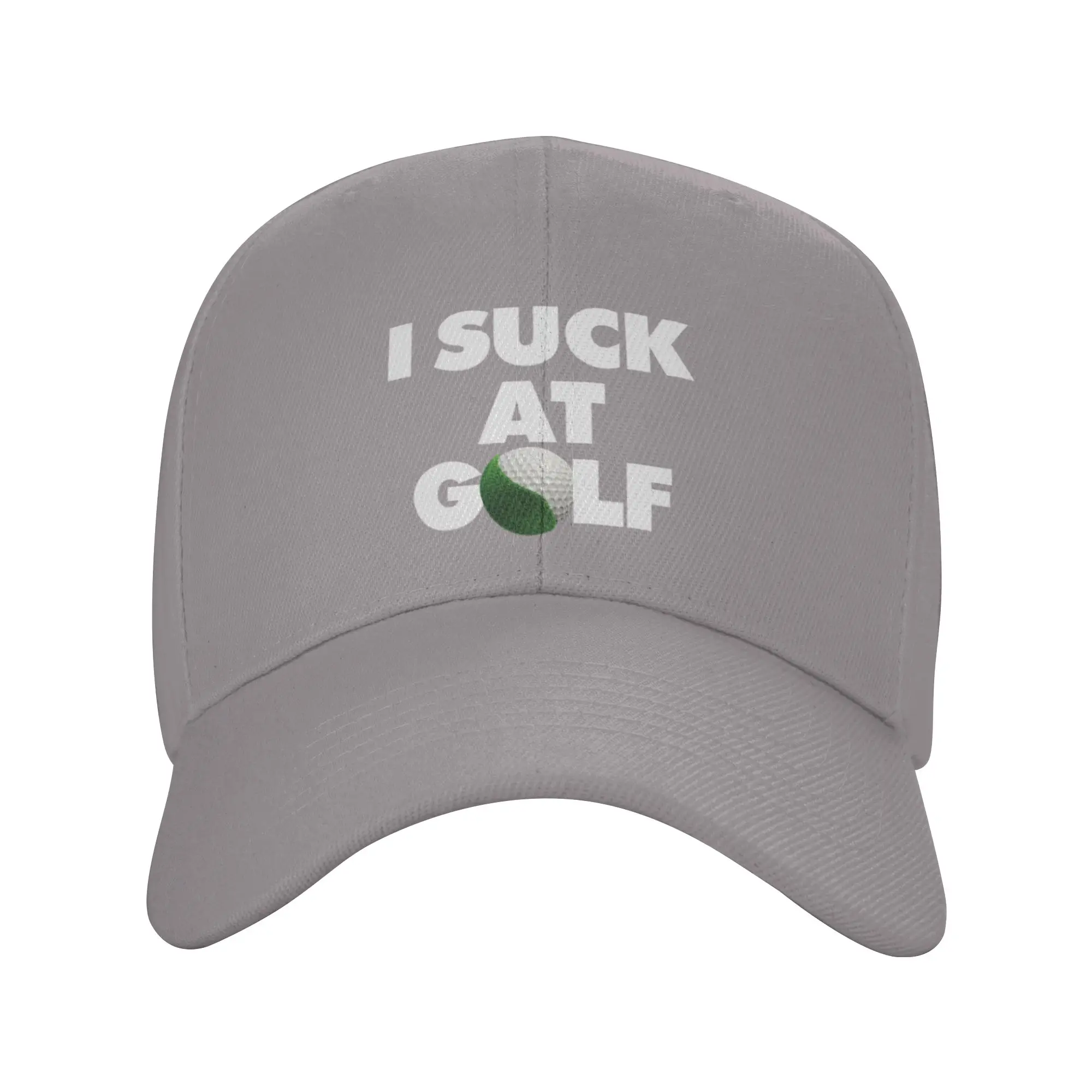 I suck at golf Funny Golfer saying Quote Trendy Baseball Cap Surfing Metal Buckle Casual Hat