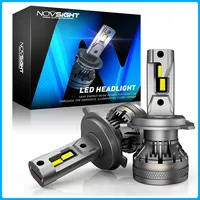 Novsight H4 H11 22000LM 120W 6500K Car Automobile Super Bright Headlight Led Bulb Waterproof IP68 MINI 1:1 1 Pair