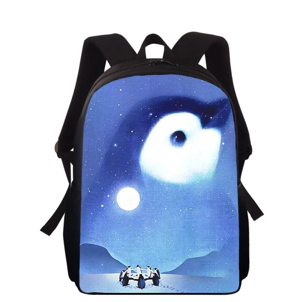 

Cute cartoon penguin 16" 3D Print Kids Backpack Primary School Bags for Boys Girls Back Pack Students School Book Bags