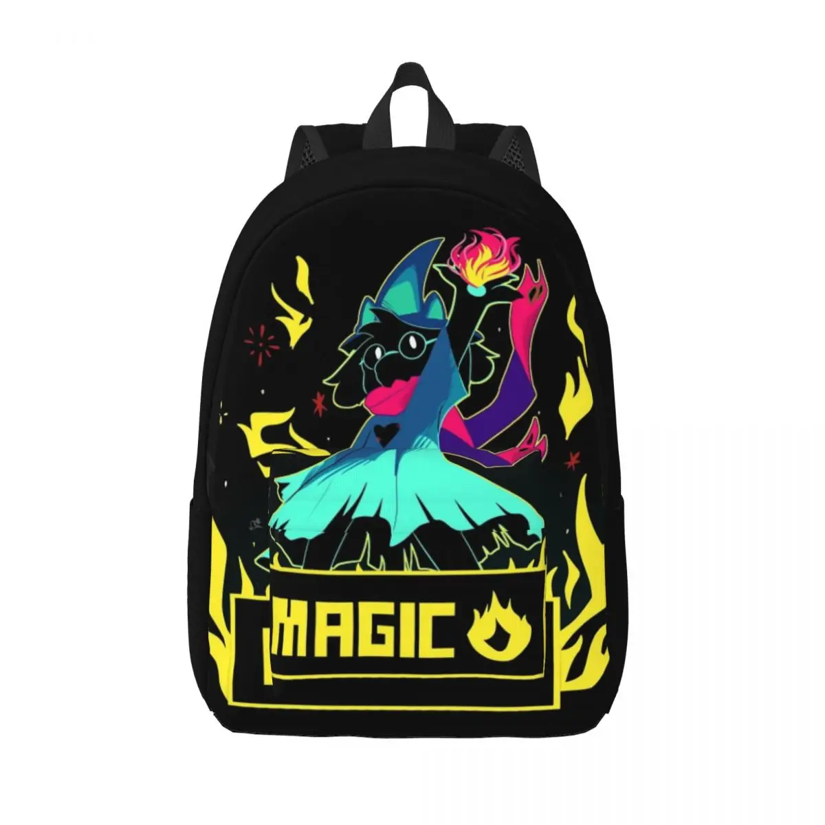 

Deltarune Ralsei Backpack for Men Women Fashion Student Business Daypack Laptop Canvas Bags Gift