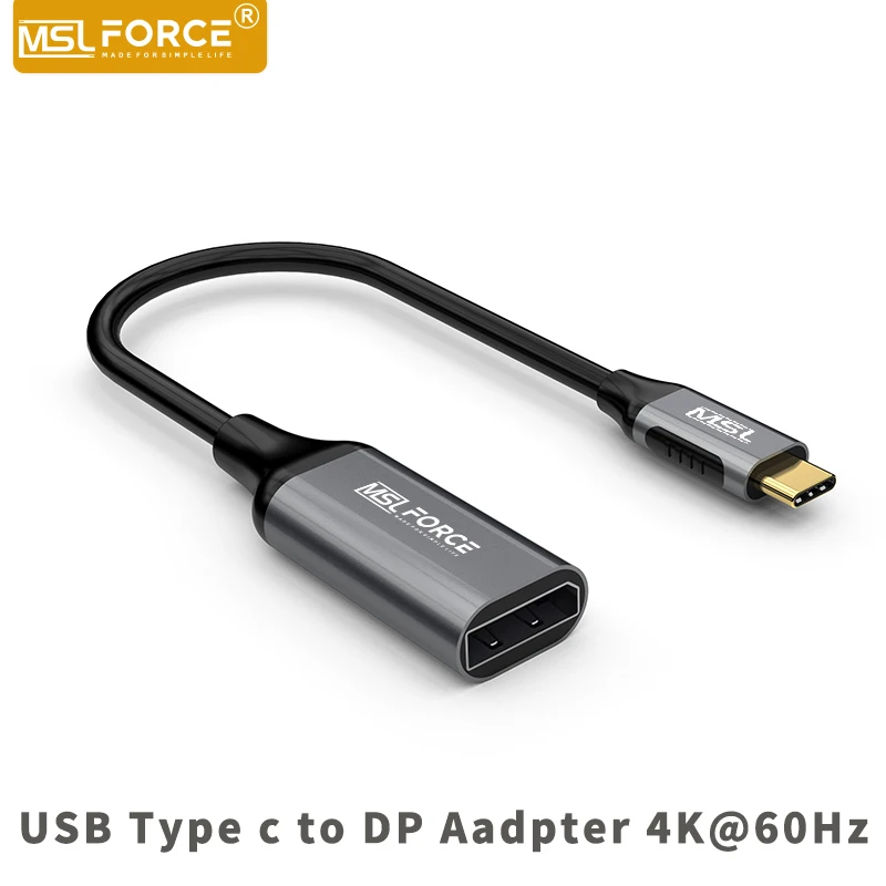 

usb type c to displayport cable ADAPTER DP Type-C Converter 4K60Hz for MacBook Pro 2019 Air iPad Pro Galaxy S21 iphone DP cable