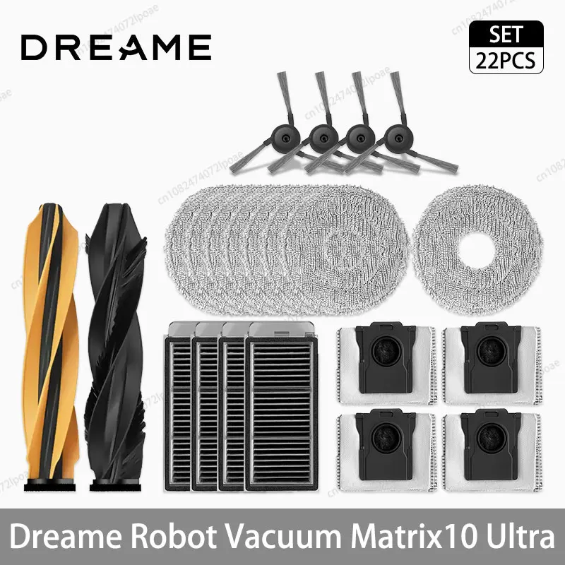 Dreame Matrix10 Ultra Robotstofzuiger Vervanging Accessoires Hoofdzijborstel Hepa Filter Mop Doek Stofzak Onderdelen Reserve