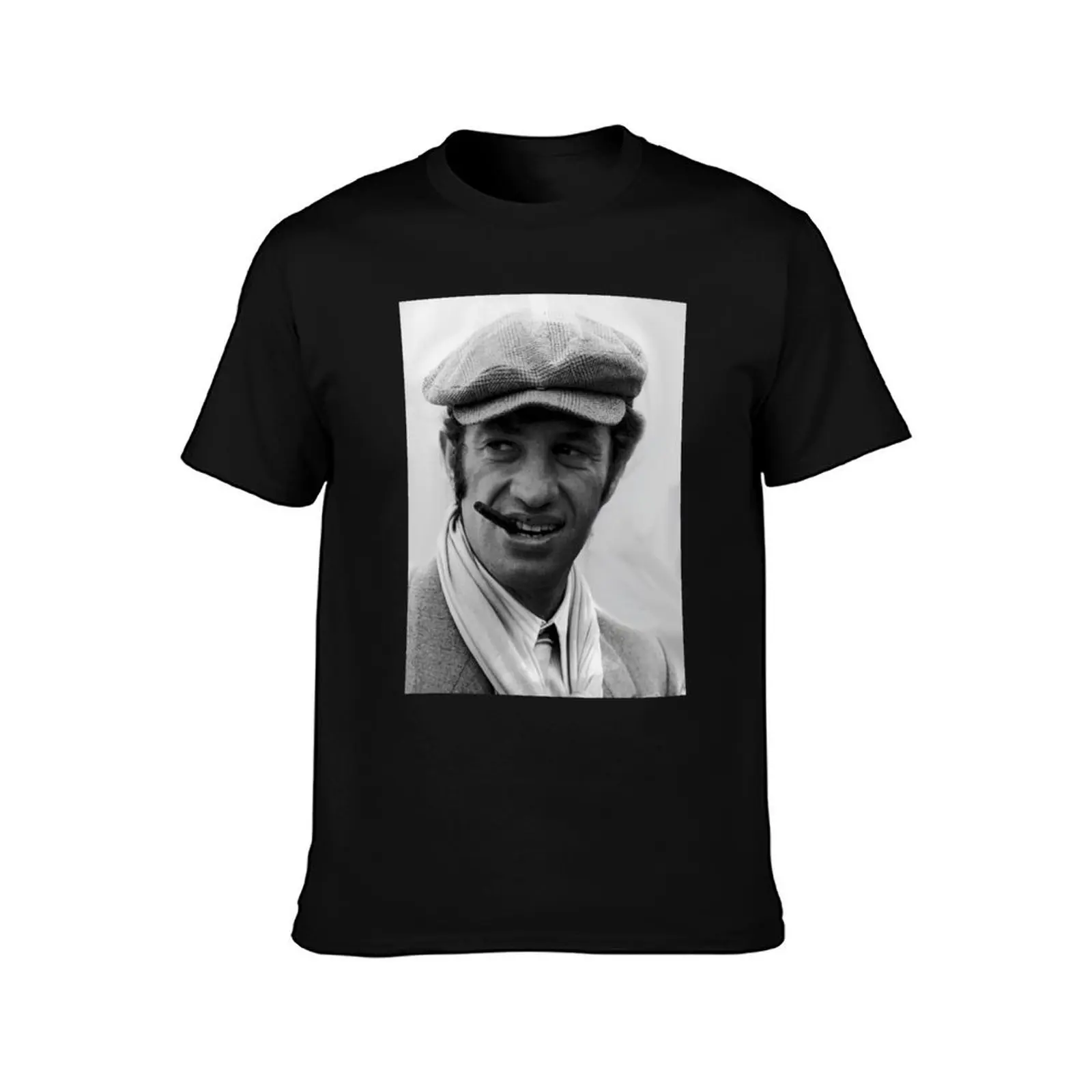 Jean paul Belmondo portrait T-Shirt Casual Daily Graphic Tee T-Shirt