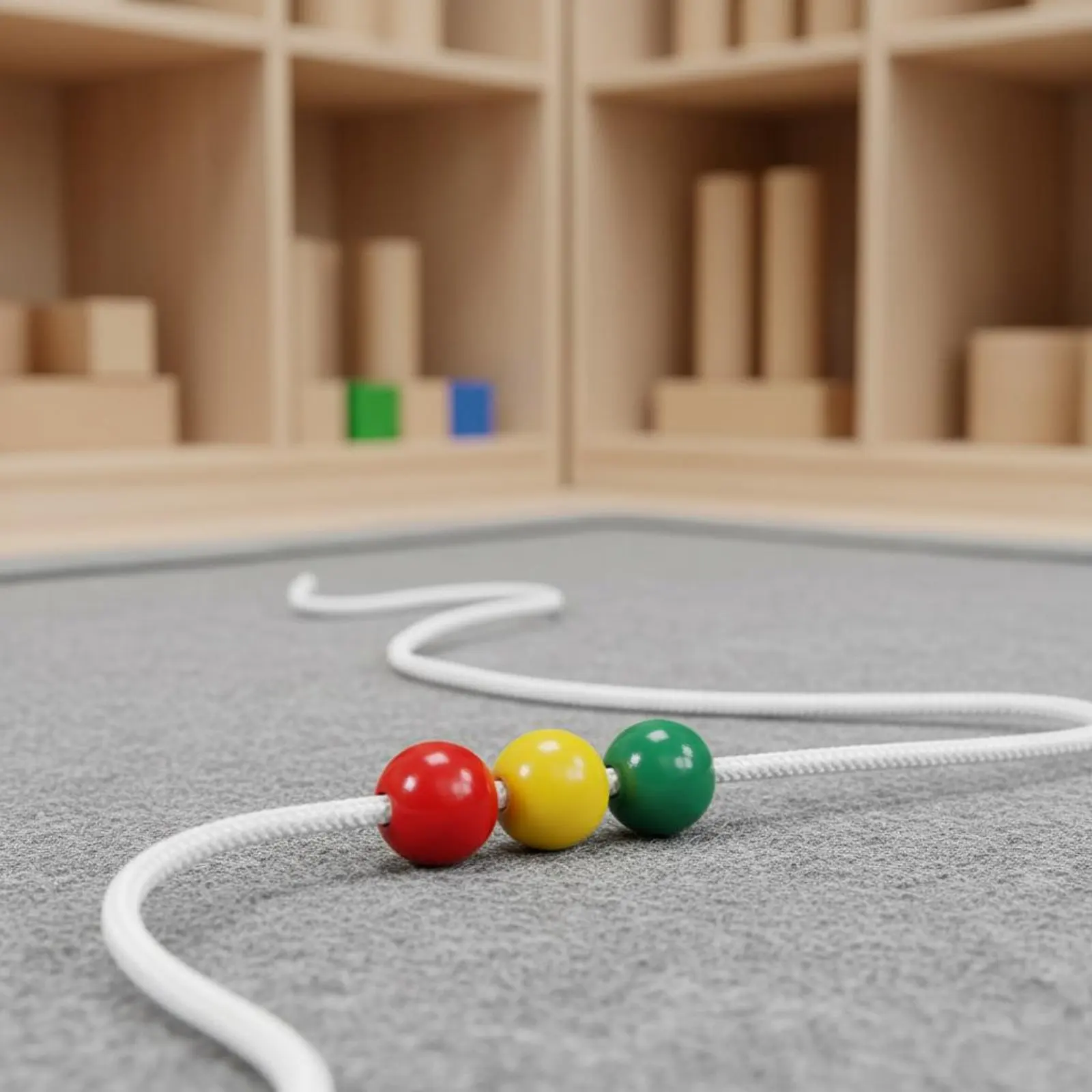 Imagen 5: Cuerda de Coordinación Vision String de 3 Metros de Largo, Herramienta de Entrenamiento para Niños