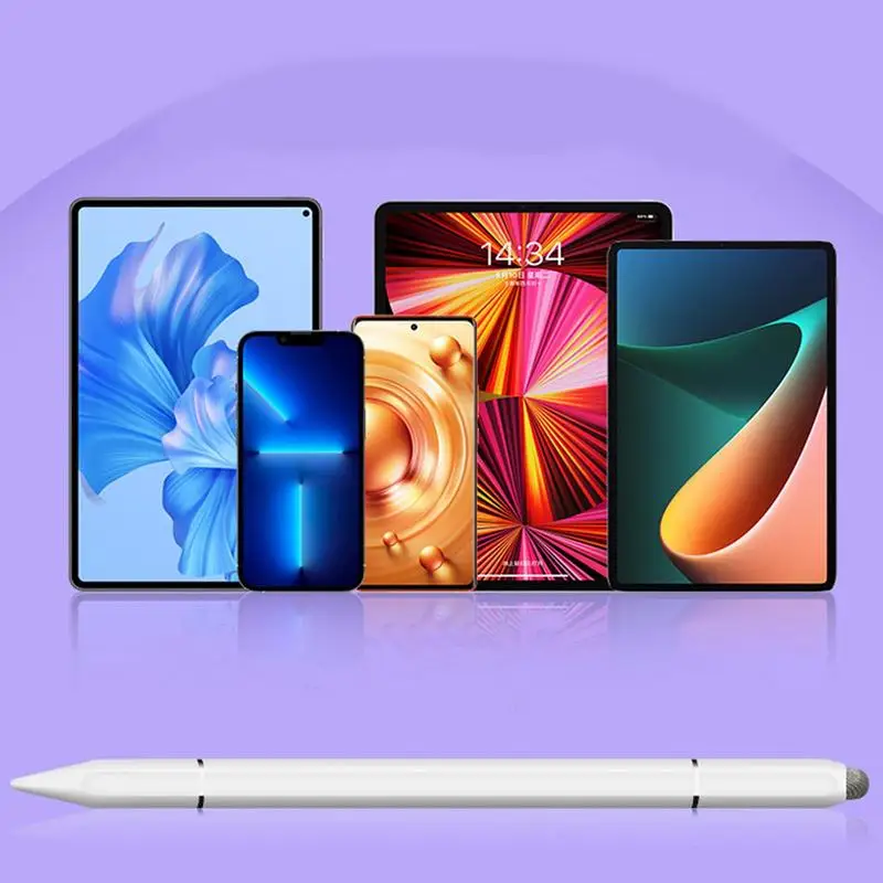 Capacitive Stylus Pen Precision Touch Screen Disc Tip Stylus Pen Anti-Scratch Stylus Pencil Multifunctional For Phones & Tablets