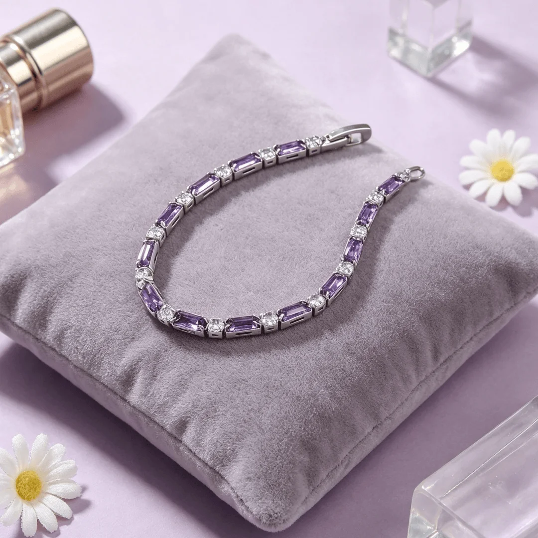 Charms 925 Sterling Silver Custom Bracelet Zirconia Tennis Zircon for Women Fashion Wedding hot Costume Jewelry Holiday gifts