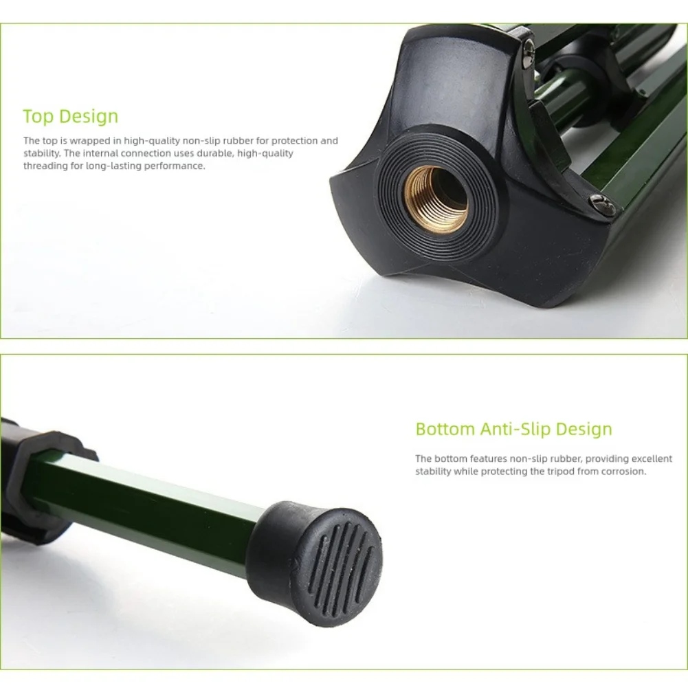 360 Degree Rotating Garden Sprinkler with Adjustable Tripod and Rubber Filter O Ring Compatible with Most Hoses