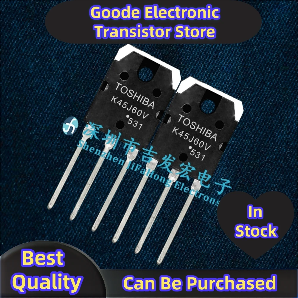 

10PCS TK45J60V K45J60V TO-3P MOS600V 45A Quick In Stock