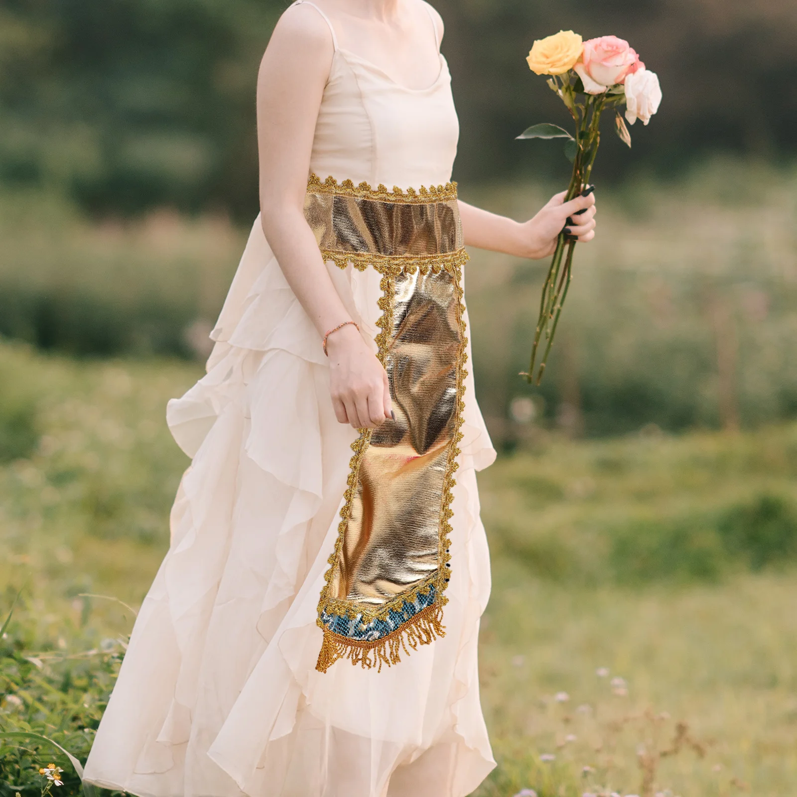 

1pc Egyptian Belt Egyptian Cosplay Cosplay Adjustable Pharaoh Waist Belt Halloween Party Accessory Funny Costume Gift Reusable