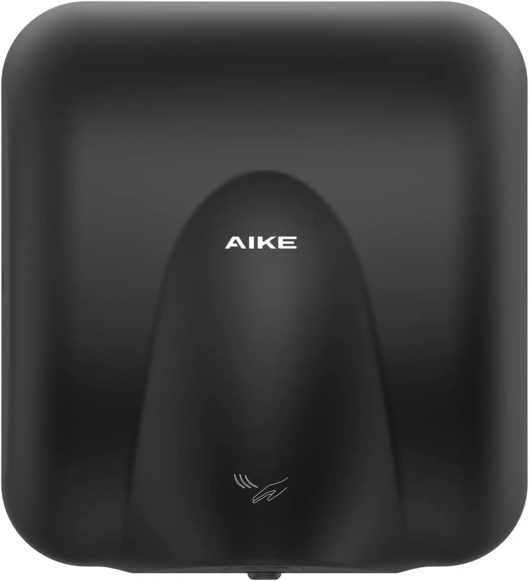 Heavy Duty Hand Dryer Hard-Wired Friendly 110V High Speed Matte Black Stainless Finish