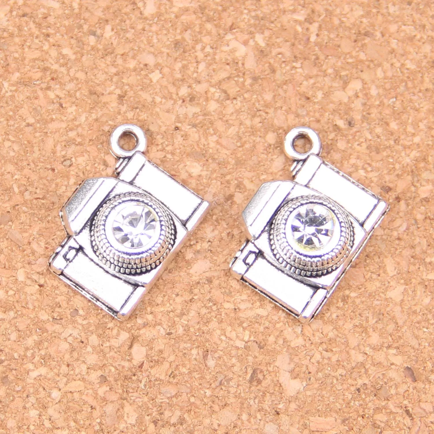 45pcs Charms Camera 20x16mm Antique Pendants,Vintage Tibetan Silver Jewelry,DIY For Bracelet Necklace