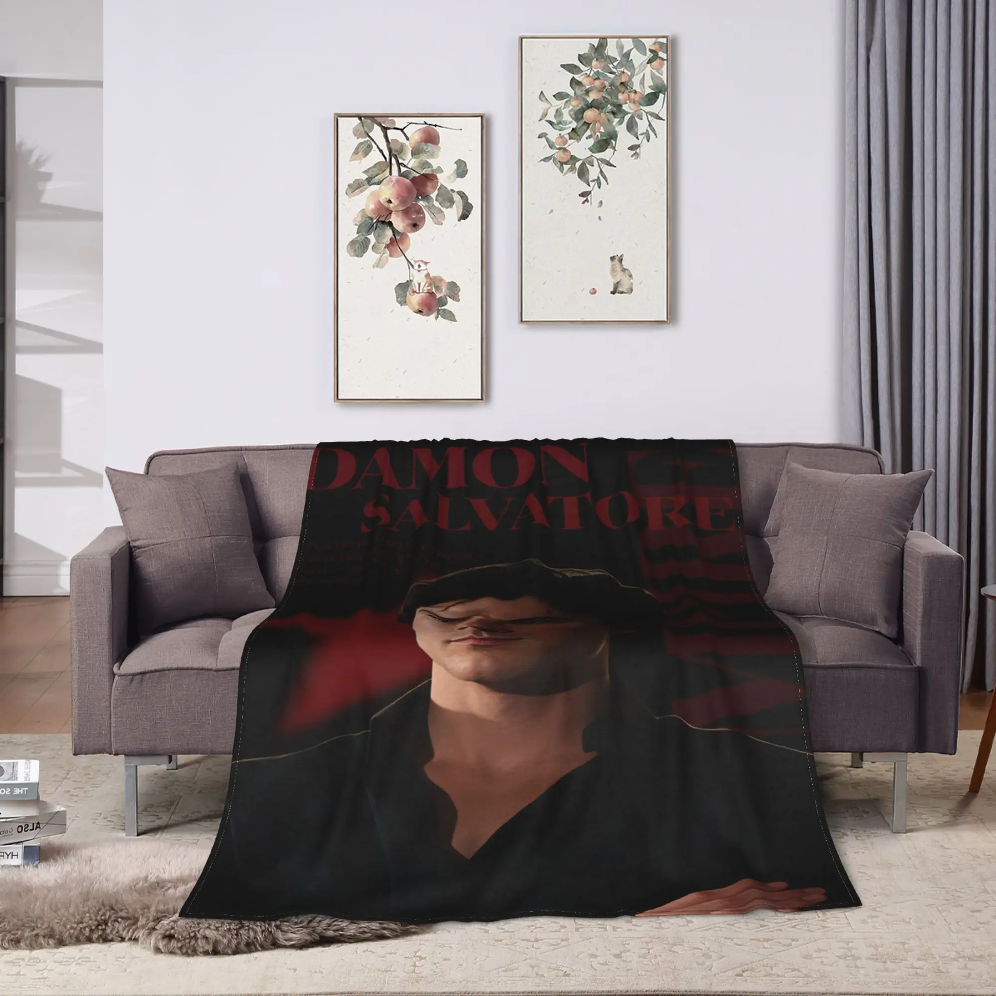 Ian Somerhalder Blanket  Super Soft Fashion Plush Throw Blanket For Couch Bed Picnic Flannel Bedspread Bed Cover