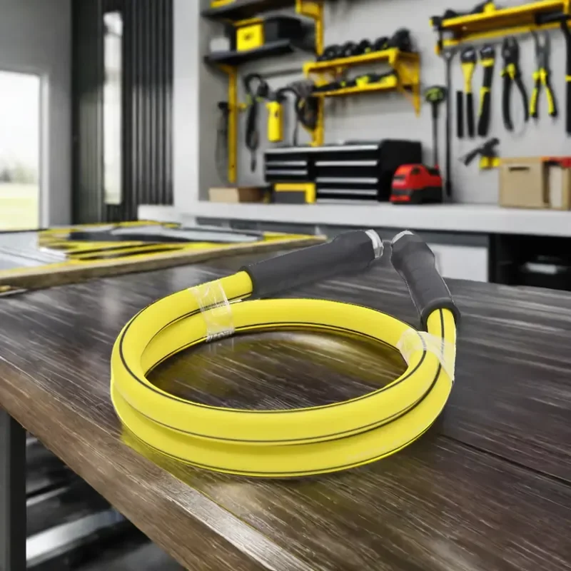 200ft Flexible Garden Hose with Brass Fittings High Quality Rubber and Plastic Water Pipe for Home Outdoor Irrigation System
