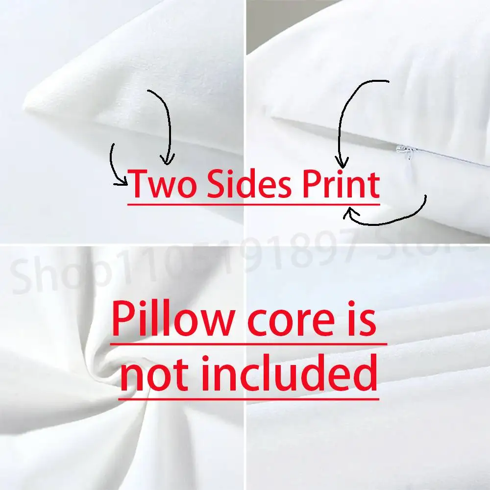 Throw Pillow Case For Decoration 30cm 45x45cm Square Car Pillowcase Case