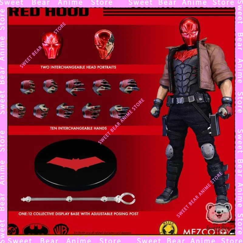 

In Stock MEZCO Comics Batman Red Hood 1/12 Scale Fabric Outfit Action Figure Anime Model Trendy Toys Desktop Doll Collectibles