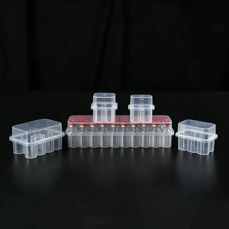 Ampoule Sample Storage Holder 1Pcs Plastic BA3 Organizer Fit 3ml 2/4/6/10 Serum Vials for Home Vanity Travel