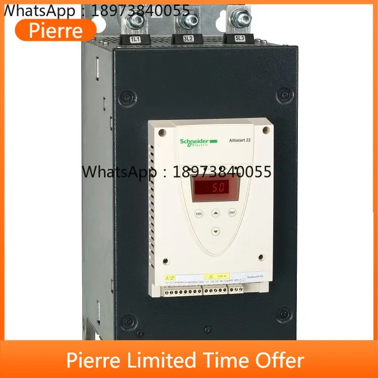 New ATS22C41Q soft starter with built-in bypass for safety and reliability