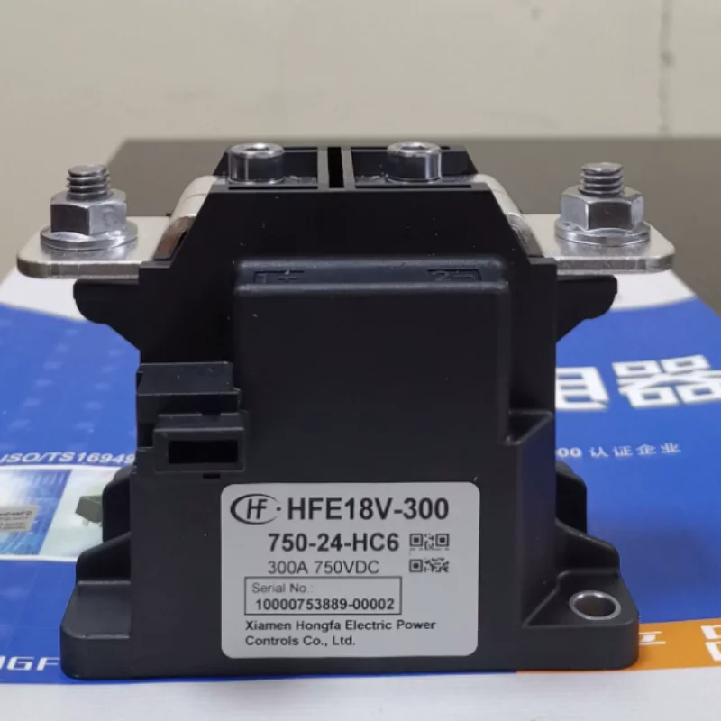 HFE18V-300 750-24-HC6 New Energy High-Voltage DC Vehicle Relay 300A 750VDC
