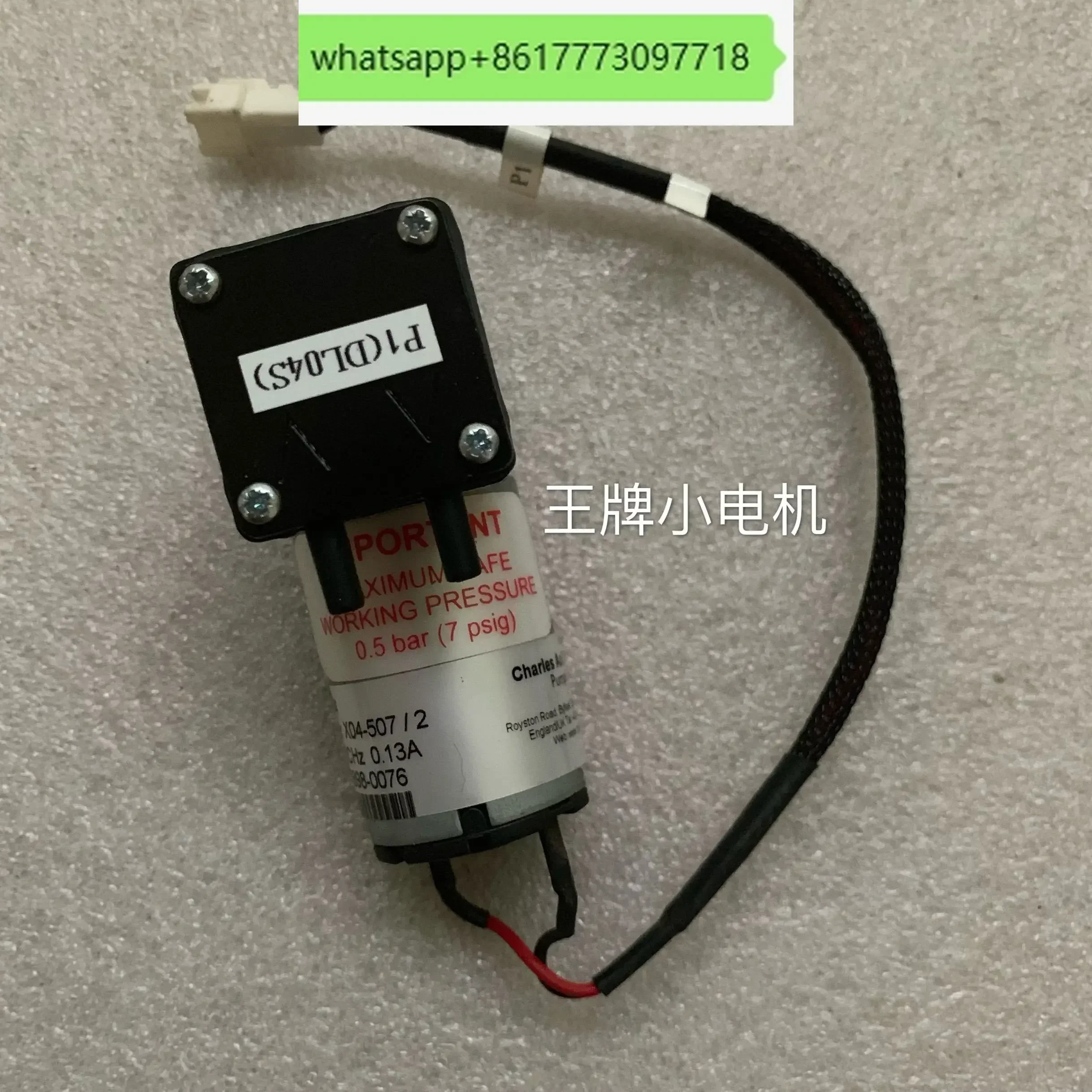 

second hand Charles Austen DC Diaphragm Water Pump/Biochemical Pump DL04 DC24V 0.13A