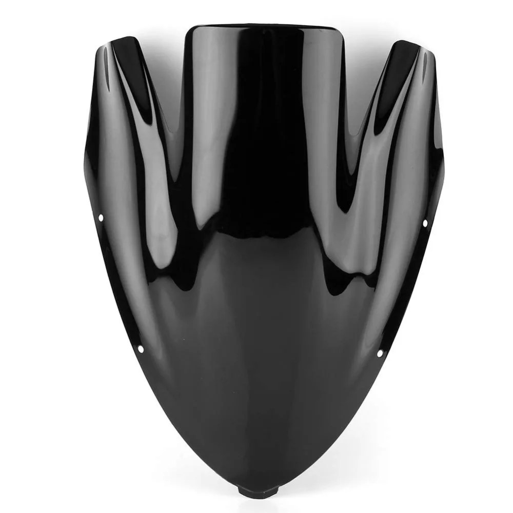 

Лобовое стекло мотоцикла для Kawasaki Ninja 650 ER6F 2006-2008, ветровое стекло, двойной пузырьковый дефлектор, защита ветрового стекла