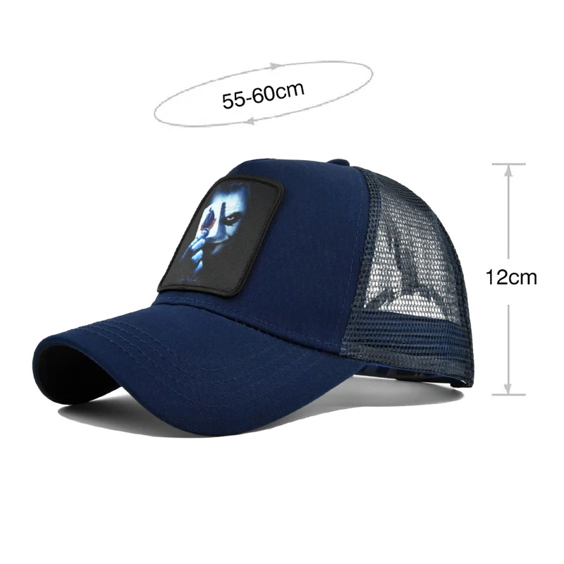 Men\'s Snapback Caps Summer Breathable Baseball Cap Women Streetwear Patch Embroidery Bones Unisex Hip Hop Hats Male Dropshipping