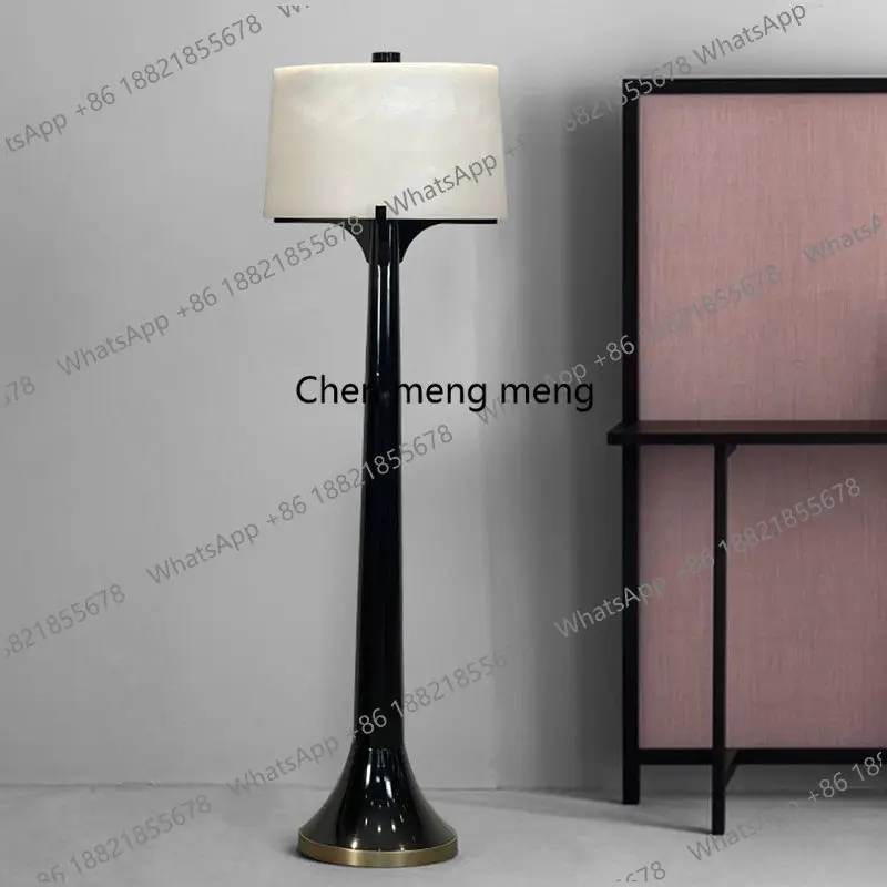 

Medieval silent wind retro marble floor lamp hotel homestay model room bedroom floor lamp