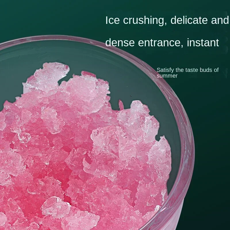 Macchina automatica per la pressatura del ghiaccio Frantoio per il ghiaccio Macchina per frullati elettrica rasata per uso domestico Macchina per il ghiaccio Frullato schiacciato