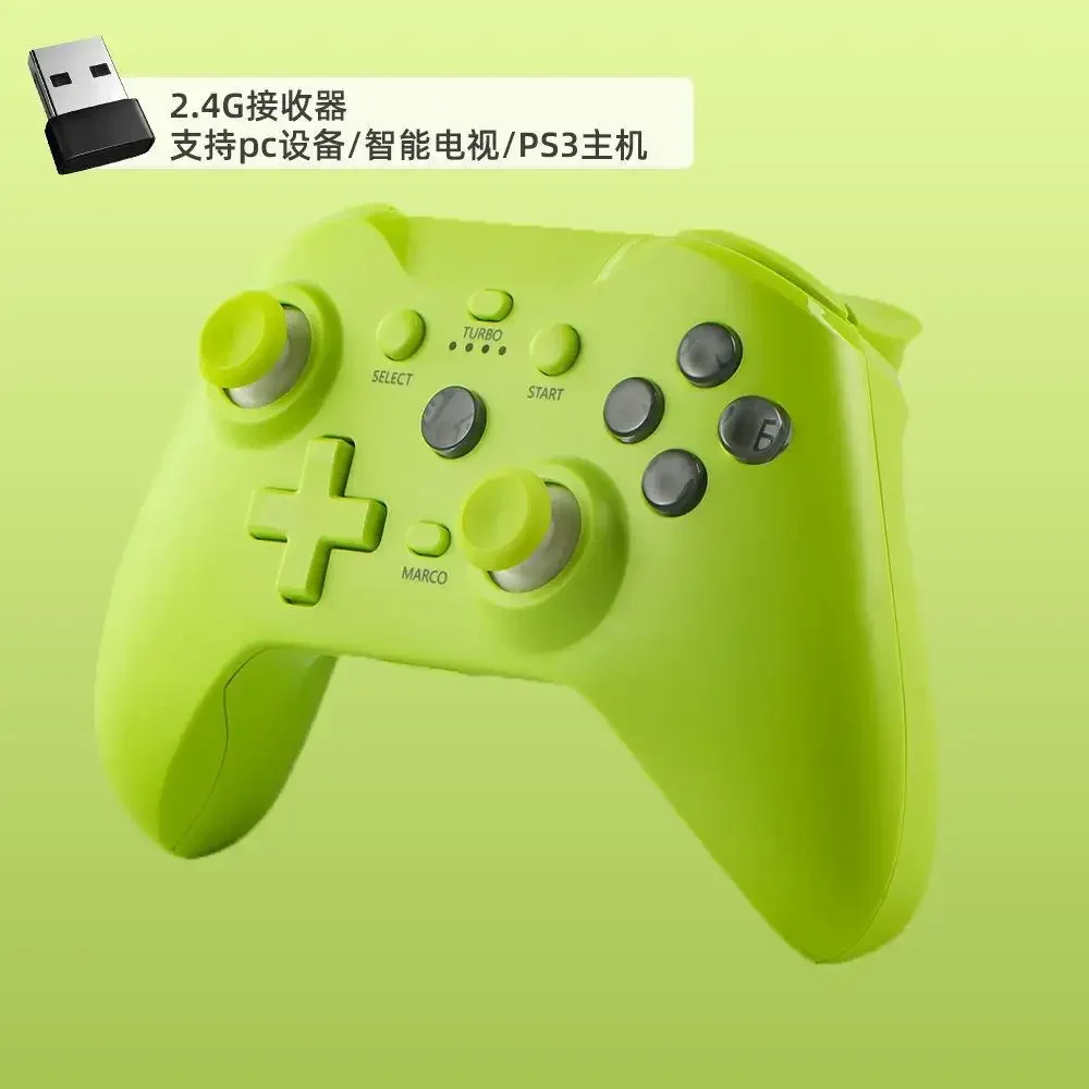 Bluetooth-compatible Gamepad Controller For Switch Android/IOS/PC/PS3/PS4 2.4G Wireless Gamepad Six-axis Gyroscope Joystick